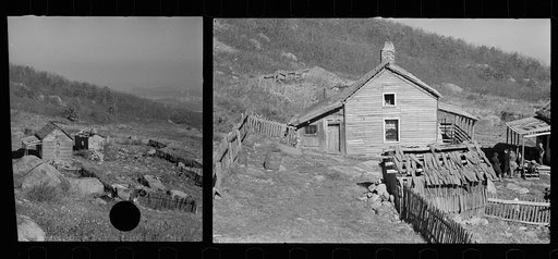 Untitled photo, possibly related to: Home of Fannie Corbin, Shenandoah National Park, Virginia. House on Corbin Hollow farm
