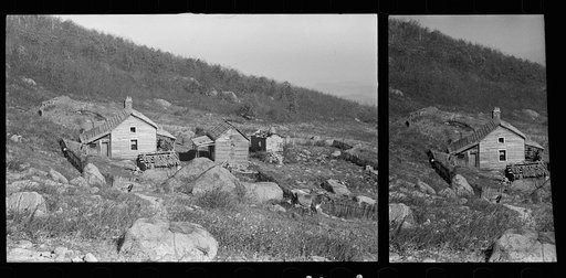 Untitled photo, possibly related to: Home of Fannie Corbin, Shenandoah National Park, Virginia. House on Corbin Hollow farm