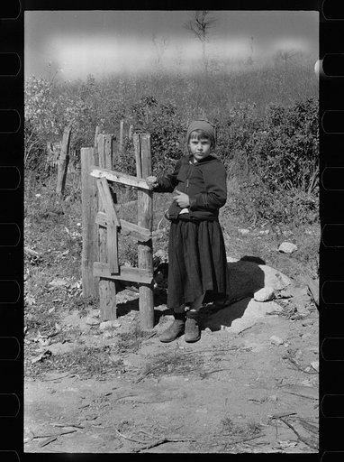 One of the Dicee Corbin children, Shenandoah National Park, Virginia