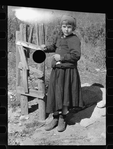Untitled photo, possibly related to: One of the Dicee Corbin children, Shenandoah National Park, Virginia