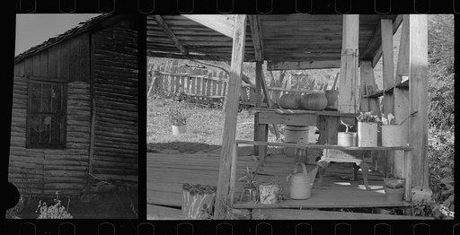 Untitled photo, possibly related to: Back porch of a Blue Ridge Mountain home, Shenandoah National Park, Virginia