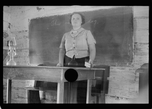 Untitled photo, possibly related to: Schoolteacher at Corbin Hollow, Shenandoah National Park, Virginia
