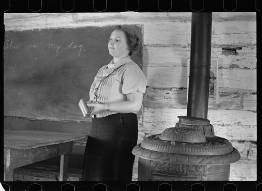 Untitled photo, possibly related to: Schoolteacher at Corbin Hollow, Shenandoah National Park, Virginia