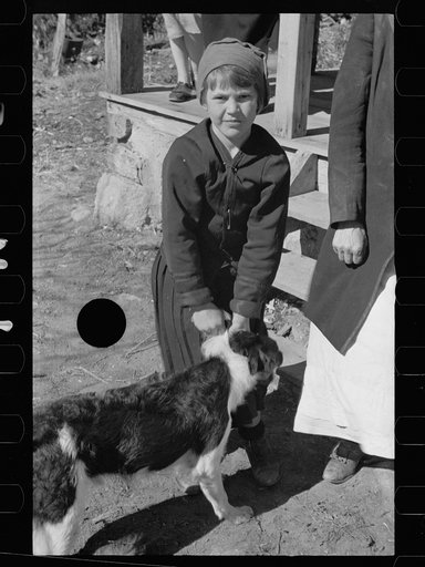 Untitled photo, possibly related to: Corbin Hollow. Shenandoah National Park, Virginia. Dicee Corbin with one of her children