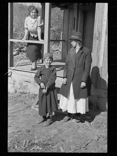 Untitled photo, possibly related to: Corbin Hollow. Shenandoah National Park, Virginia. Dicee Corbin with one of her children