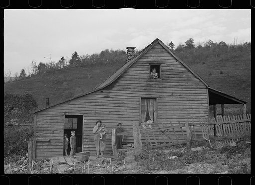 Untitled photo, possibly related to: Wife and child of squatter, Old Rag, Virginia