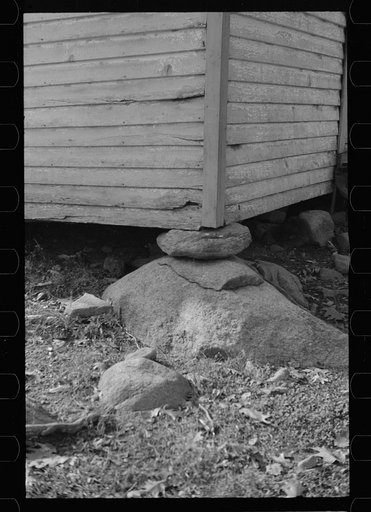 Cornerstone of church at Nicholson Hollow, Virginia