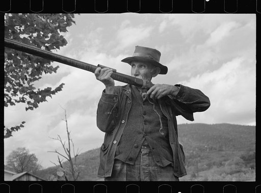 Untitled photo, possibly related to: One of the oldest inhabitants in the village of Nethers, Shenandoah National Park, Virginia
