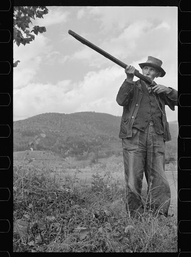 One of the oldest inhabitants in the village of Nethers, Shenandoah National Park, Virginia