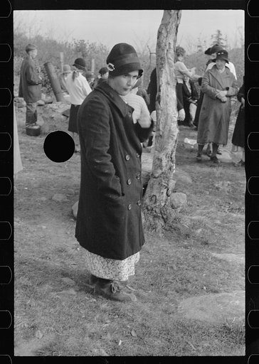 Untitled photo, possibly related to: Mrs. Eddie Nicholson, who frequently goes to the nearby resort to beg, Shenandoah National Park, Virginia