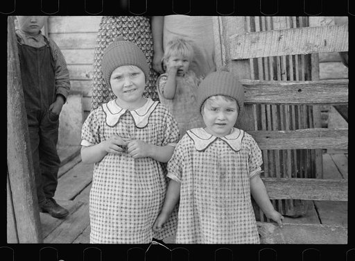 Untitled photo, possibly related to: Two of Mrs. Brown's grandchildren, Shenandoah National Park, Virginia, Old Rag