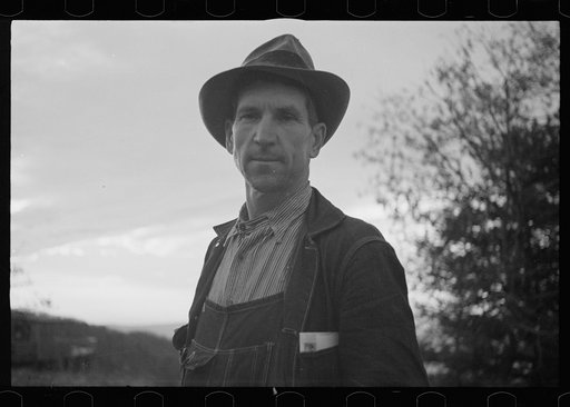 Untitled photo, possibly related to: One of the men from Nicholson Hollow who has found employment at the nearby summer resort, Shenandoah National Park, Virginia