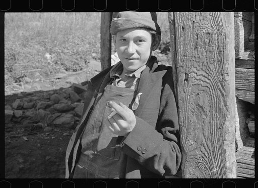 Untitled photo, possibly related to: Fennel Corbin and two of his grandchildren, Shenandoah National Park, Virginia