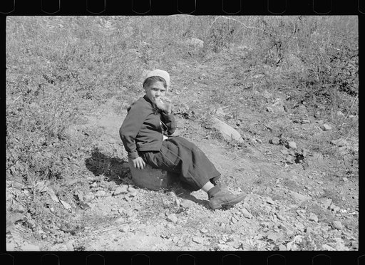 One of Dicee Corbin's children, Shenandoah National Park, Virginia