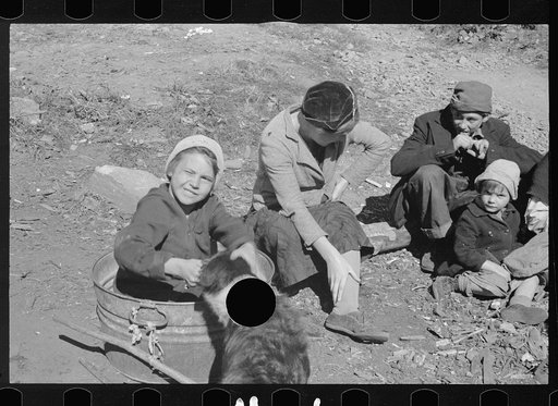 Untitled photo, possibly related to: Dicee Corbin with some of her children and grandchildren, Shenandoah National Park, Virginia
