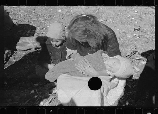 Untitled photo, possibly related to: Dicee Corbin with some of her children and grandchildren, Shenandoah National Park, Virginia