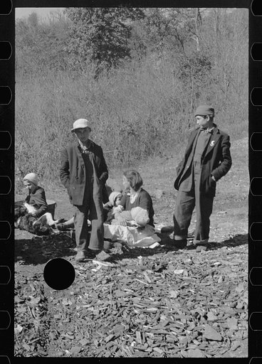 Untitled photo, possibly related to: Dicee Corbin with some of her children and grandchildren, Shenandoah National Park, Virginia