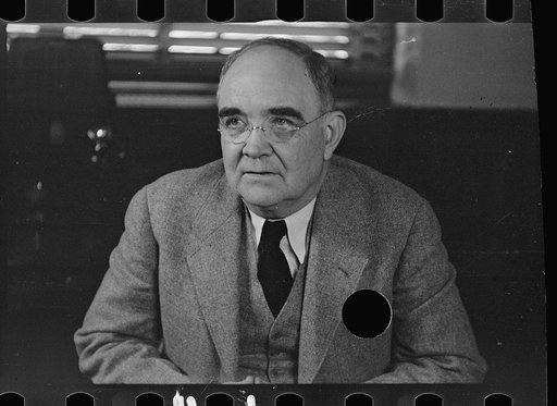 Untitled photo, possibly related to: Dr. Alexander, assistant to the administrator of the U.S. Resettlement Administration, Washington, D.C.