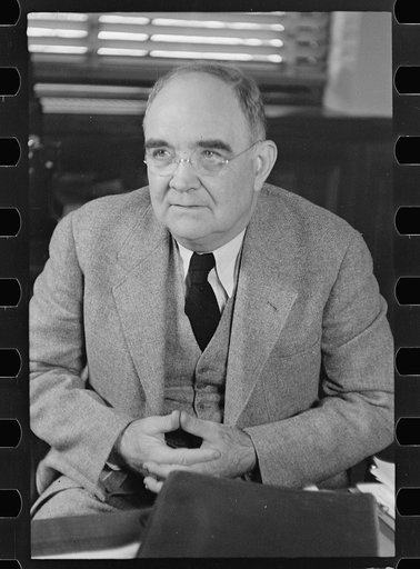 Untitled photo, possibly related to: Dr. Alexander, assistant to the administrator of the U.S. Resettlement Administration, Washington, D.C.