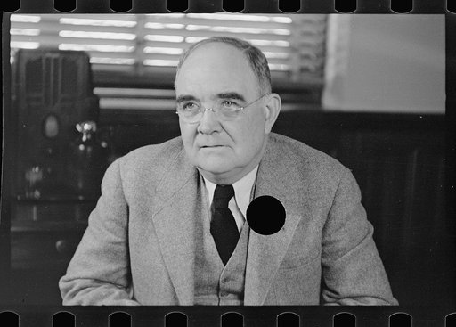 Untitled photo, possibly related to: Dr. Alexander, assistant to the administrator of the U.S. Resettlement Administration, Washington, D.C.