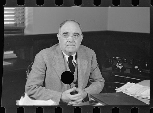 Untitled photo, possibly related to: Dr. Alexander, assistant to the administrator of the U.S. Resettlement Administration, Washington, D.C.