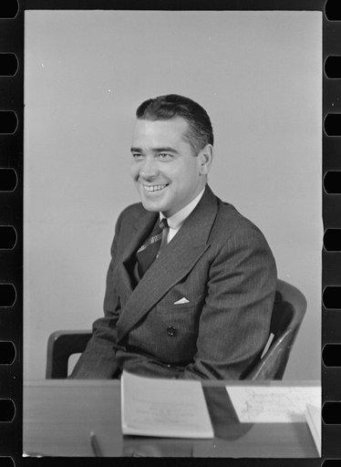 Untitled photo, possibly related to: Mr. Kenneth Clark, Assistant Director of Information