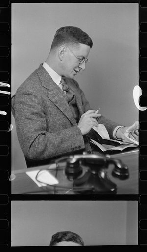 Untitled photo, possibly related to: Mr. John Franklin Carter, Director, Division of Information