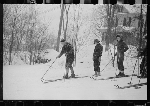 Untitled photo, possibly related to: Snow carnival, New Hampshire (Lancaster)