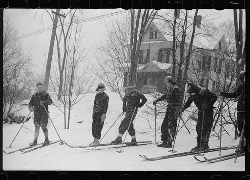 Untitled photo, possibly related to: Snow carnival, New Hampshire (Lancaster)