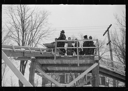 Untitled photo, possibly related to: Toboggan, Lancaster, New Hampshire