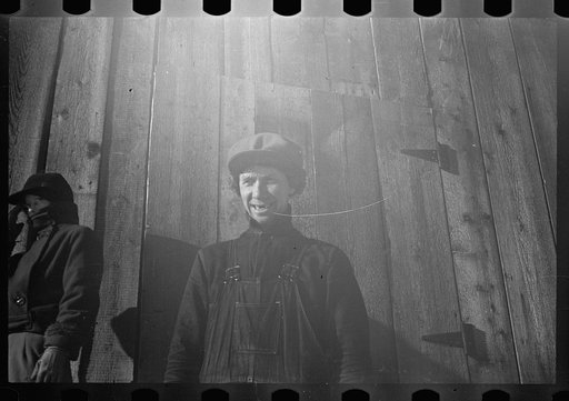 Untitled photo, possibly related to: Rehabilitation client and wife, Coos County, New Hampshire