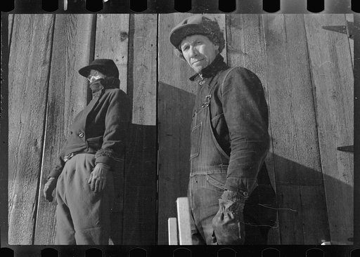 Rehabilitation client and wife, Coos County, New Hampshire