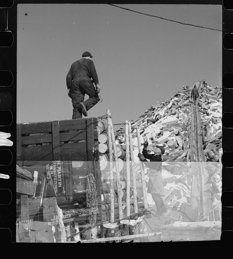 Untitled photo, possibly related to: Pulpwood, Groveton, New Hampshire