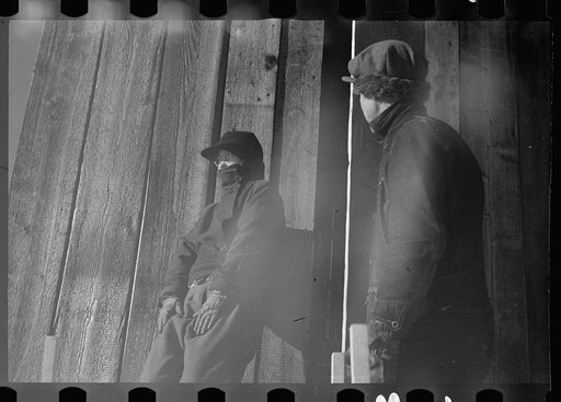 Untitled photo, possibly related to: Rehabilitation client and wife, Coos County, New Hampshire