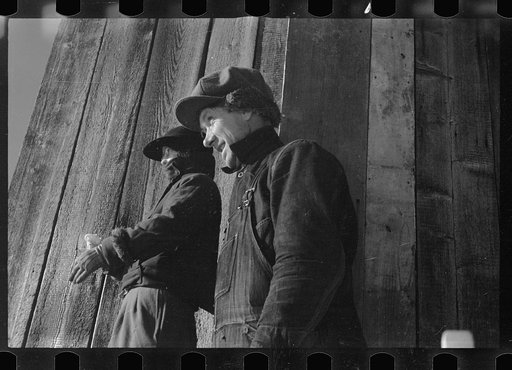 Untitled photo, possibly related to: Rehabilitation client and wife, Coos County, New Hampshire