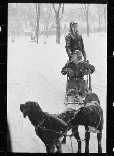 Untitled photo, possibly related to: Snow carnival, New Hampshire (Lancaster)