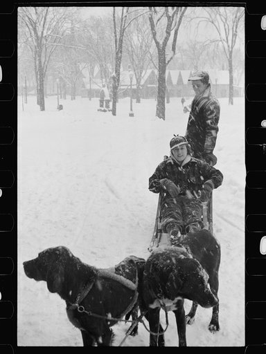 Untitled photo, possibly related to: Snow carnival, New Hampshire (Lancaster)