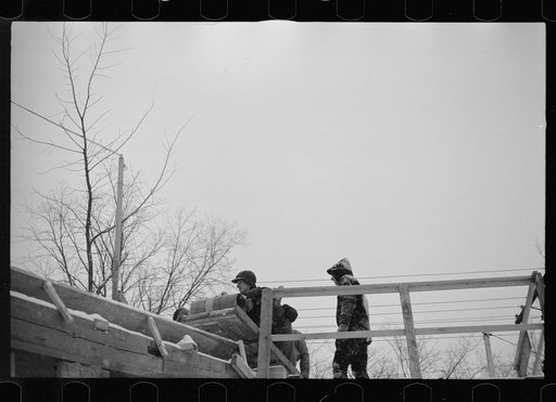 Untitled photo, possibly related to: Toboggan, Lancaster, New Hampshire