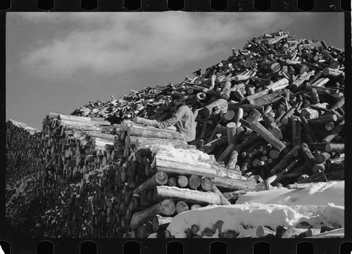 Untitled photo, possibly related to: Pulpwood, Groveton, New Hampshire