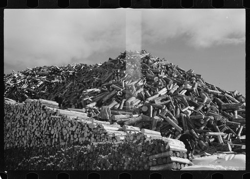 Untitled photo, possibly related to: Pulpwood, Groveton, New Hampshire