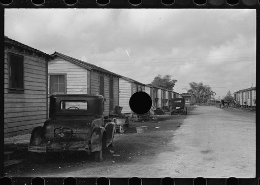 Untitled photo, possibly related to: Daughters of a migratory family who are now working in the packinghouse at Belle Glade, Florida