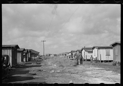 Housing in the Negro section of Belle Glade, Florida