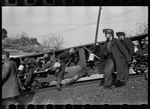 Coming out of the mine, Birmingham, Alabama