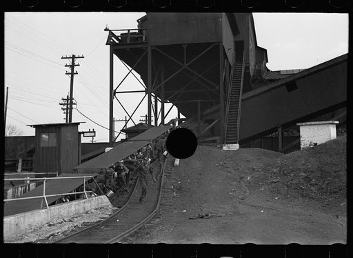 Untitled photo, possibly related to: Coming out of the mine, Birmingham, Alabama