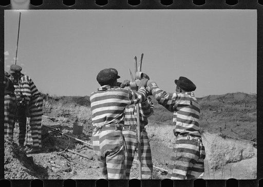 Untitled photo, possibly related to: Negro road gang, Jefferson County, Alabama
