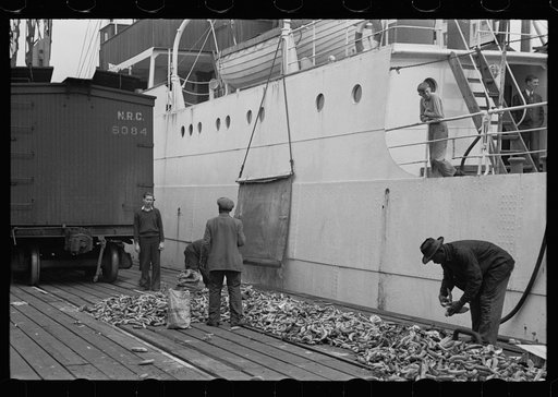 Dock scene, Mobile, Alabama
