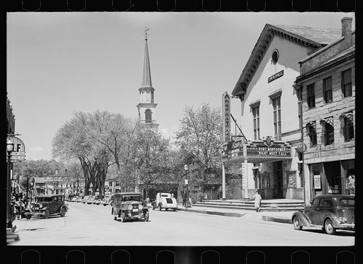 Untitled photo, possibly related to: [Street scene, Brattleboro, Vermont