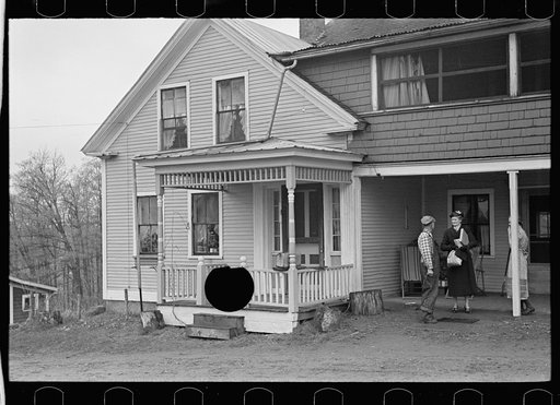 Untitled photo, possibly related to: Farm family, Johnson, Vermont