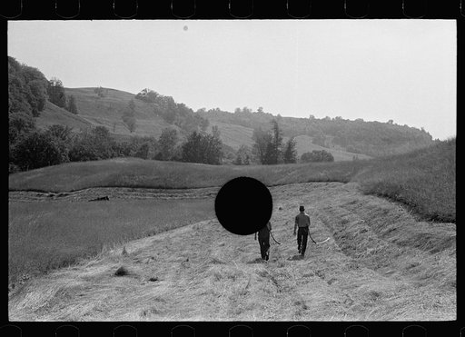 Cutting hay, Windsor County, Vermont