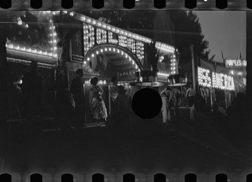 Untitled photo, possibly related to: Midway attractions, State Fair, Rutland, Vermont